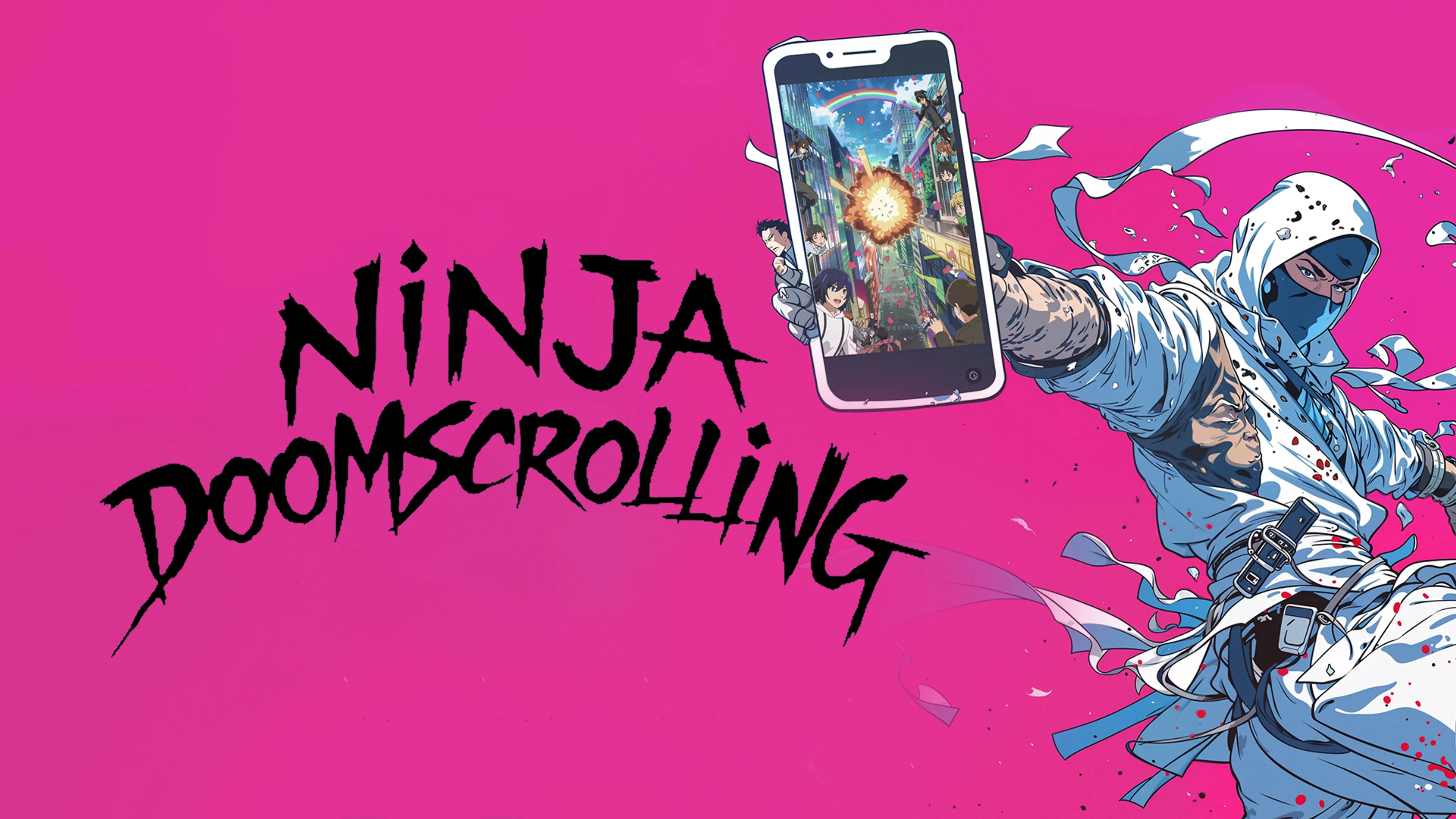 Ninja Doomscrolling poster